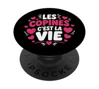 Copine Meilleures amies Filles Les copines C'est la Vie PopSockets PopGrip Adhésif