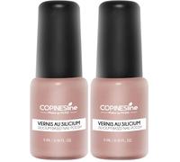COPINES LINE - Vernis Silicium Romance 5ml - Actifs Fortifiants - Longue Tenue - Sans Perturbateurs Endocriniens - Convient Femmes Enceintes & Vegan (Lot de 2)