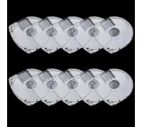 Copkim Lot de 10 boîtiers de rangement pour DVD compatibles avec PSP 1000/PSP 2000/PSP 3000 Transparent 5 mm