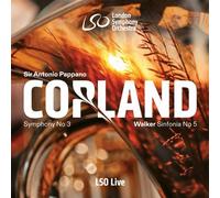 Kristjan Järvi – Copland : Symphonie n°3 / Walker : Sinfonia n°5 « Visions » – CD – LSO Live