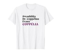 Coppélia BALLET Personnages principaux Cast List Dancer Graphic T-Shirt