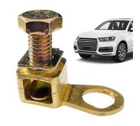 Copper Battery Terminals, High Conductivity Car Cable Ends, Safe Portable Battery Connectors for Truck Sedan SUV RV Van Repair Maintenance Installation Automotive Power Connection Clamp Kit