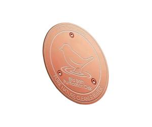 Copper Bird Bath Disk Anti Shift Garden Water Basin Insert | Copper Disk Stays Secure In Bird Baths With Anti Shift Design Supporting Reliable Outdoor Placement Through Daily Weather