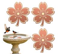Copper Bird Bath Disk - Water Purification Plate, Maintenance Tool | with Triple-Point Support Design, Antimicrobials Copper Ions, Pure Metal Guard for Courtyard Garden Park Patio Terrace