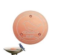 Copper Bird Bath Purification Disk For Garden Patio Backyard Macaws Sparrow
