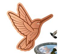 Copper Bird Disc - Portable Cleaning Safe Bowl Dish | Copper Bird Bath Disc - for Garden Outdoor Outside Backyard Home House Patio Balcony Ground Pond