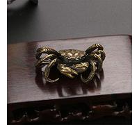 Copper Crab Tea Table Decoration Crafts Ornements Retro Brass Animal Figurines Miniatures Sculpture Lliving Room House Office Office Decor Accessoires Art Collection