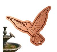 Copper Disc for Bird Bath | Portable Cleaning Safe Bowl Dish,Copper Bird Bath Disc - for Garden Outdoor Outside Backyard Home House Patio Balcony Ground Pond