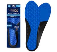 Copper Fit Semelle intérieure Zen Step Comfort, bleu, Men's Sizes 8-14