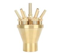 Copper Fountain Sprinkler,Adjustable G1 Garden Sprinkler with Direct Spray Mode for Pools and Commercial Water Features (G2 inch)