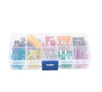 Copper Galvanisé Mini Car Blade Assortiment INSERT Type Automotive pour la plupart des dispositifs électriques (2-35A 101pcs)
