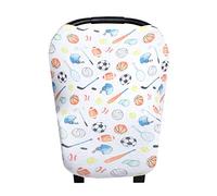 Copper Pearl Bébé Siège d'auto Couverture Canopy et soins infirmiers couverture multi-usage Stretchy 5 en 1 cadeau « Varsity »