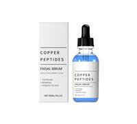 Copper Peptide Infused Face Serum, Formulated with Hydrolyzed Collagen | Anti-Aging Firming Treatment for Dull Complexion, Helps Smooth Wrinkles & Recover Skin Elasticity Daily Facial Care