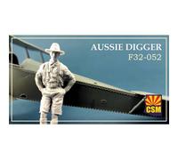 Copper State Models - Aussie Diggermaquette Figurine Aussie Digger Copper State Models F32-052 1:32 Figurine Miniature
