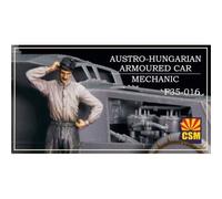 Copper State Models - Austro-Hungarian Armoured Car Mechanicmaquette Figurine Austro-Hungarian Armoured Car Mechanic Copper State Models F35-016 1/35ème Maquette Char Promo Figurine Miniature