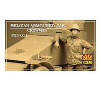 Copper State Models - Belgian Armoured Car Crewmanmaquette Figurine Belgian Armoured Car Crewman Copper State Models F35-011 1/35ème Maquette Char Promo Figurine Miniature
