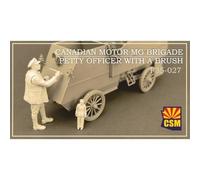 Copper State Models - Canadian Motor Mg Brigade Petty Officer With A Brushmaquette Figurine