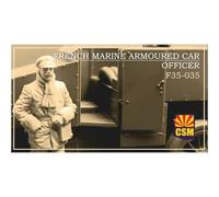 Copper State Models - French Marine Armoured Car Officermaquette Figurine French Marine Armoured Car Officer Copper State Models F35-035 1/35ème Maquette Char Promo Figurine Miniature