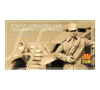 Copper State Models - Italian Armoured Car Crewman In A Greatcoatmaquette Figurine Italian Armoured Car Crewman In A Greatcoat Copper State Models F35-024 1/35ème Maquette Char Promo Figurine Miniatur