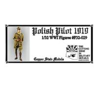 Copper State Models - Polish Pilot 1919maquette Figurine Polish Pilot 1919 Copper State Models F32-029 1/32ème Maquette Char Promo Figurine Miniature