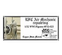 Copper State Models - Rfc Air Mechanic Repairingmaquette Figurine Rfc Air Mechanic Repairing Copper State Models F32-025 1/32ème Maquette Char Promo Figurine Miniature