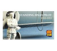 Copper State Models - Standing Rnas Pilotmaquette Figurine Standing Rnas Pilot Copper State Models F32-053 1:32 Figurine Miniature