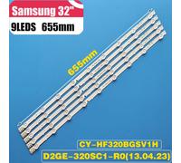 copper substrate 5 PCS For 1 TV 10 Kit 655mm Pour SamSung Sharp FHD 32 en effet D2GE-320SC1-R0 CY-HF320BGSV1H UE32F5000AK ue32f5500aw UE32F5700AW HF320BGS-V1 2013SVS32F ""Nipseyteko®