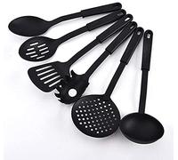 Copper Top - Lot de 6 ustensiles de cuisine en nylon de qualité supérieure pour la cuisine de 30 cm, spatule ajourée, cuillère à spaghetti, cuillère de service, louche, spatules