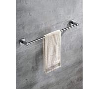 Copper Towel Rack - Wall-Mounted Punch-Free Double Use Towel Rail Thickened Bar for Bathroom & Kitchen 50cm Simple Shelf Towel Holder & Stylish Home Storage
