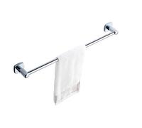 Copper Towel Rack - Wall-Mounted Punch-Free Double Use Towel Rail Thickened Bar for Bathroom & Kitchen 50cm Simple Shelf Towel Holder & Stylish Home Storage