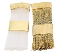 Copper Wire Nail Drill Bits Cleaner Brush Durable Efficient Cleaning Tool for Nail Art Professionals 2pcs Set 6x2cm