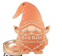 copperDisc for Bird Bath - copperAll-Season Safe, Avian, Clean Water Bird Bath Disk | copperWater Purifier for Garden Yard Patio Lawn Grassland Outdoor Backyard Park Parkland