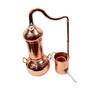 "CopperGarden®" Alambic "Essence plus" 2 L | Avec thermomètre et accessoires