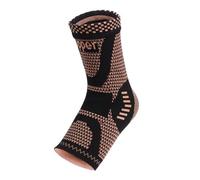 Coppers Chevillère pour la course à pied Soutien de la cheville Manchette de compression de jour et de nuit pour hommes et femmes
