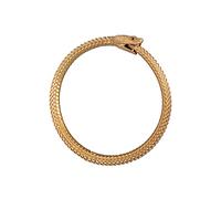 COPPERTIST.WU Bracelets serpent Ouroboros, Bracelets Ouverts et Fermés pour Hommes et Femmes, Bijoux Esthétiques en Laiton Vintage, 58mm