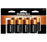 coppertop Alkaline Batteries with duralock Power Preserve Technology, D, 8/Pack, Sold as 1 Package