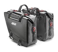 COPPIA BORSE LATERALI WATERPROOF GIVI GRT718 MOTO ENDURO NYLON 840D TPU 15 + 15L