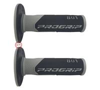 Coppia De 2 Poignées Progrip 801 Gris Gel D.22-25 Universelles Cross Motocross