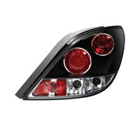 Paire De Feux Arrières Compatibles Pour Peugeot 207 Couleur Noire