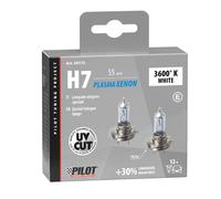 Coppia De Lampes H7 55W 12V Homologuées Phare Auto Lumière Blanche 3.600K Lampa