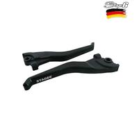 Stage6 Paire de leviers de frein CNC Type Dual Noir - Yamaha Aerox / MBK Nitro