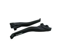 Stage6 Paire de leviers de frein CNC Type Dual Noir - Yamaha Aerox / MBK Nitro