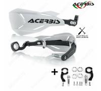 Acerbis Protège-mains X-Factory Mixte Blanc/Noir Taille unique EU