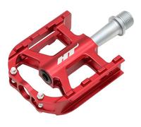 Coppia De Pédales AR12 Rouge 966000384 HT-COMPONENTS Flat Bici Pédales