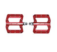 Coppia De Pédales Flat Ans01 Rouge HTANS01.R HT-COMPONENTS Flat Vélo Pédales