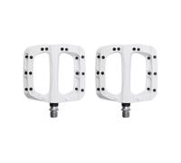 Coppia De Pédales Flat Pa03A Blanc HTPA03AW HT-COMPONENTS Flat Vélo Pédales