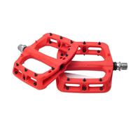 Coppia De Pédales Flat PA03A Rouge HTPA03A.R HT-COMPONENTS Flat Vélo Pédales