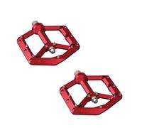 Paires de pedales plates spank spike reboot rouge