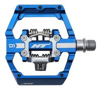 Coppia De Pédales HT-D1 Duo Bleu 966000165 HT-COMPONENTS Pédales Vélo MTB