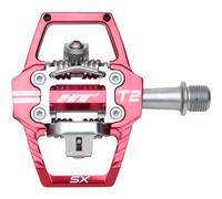 Coppia De Pédales HT-T2-SX Rouge 966000089 HT-COMPONENTS Pédales BMX